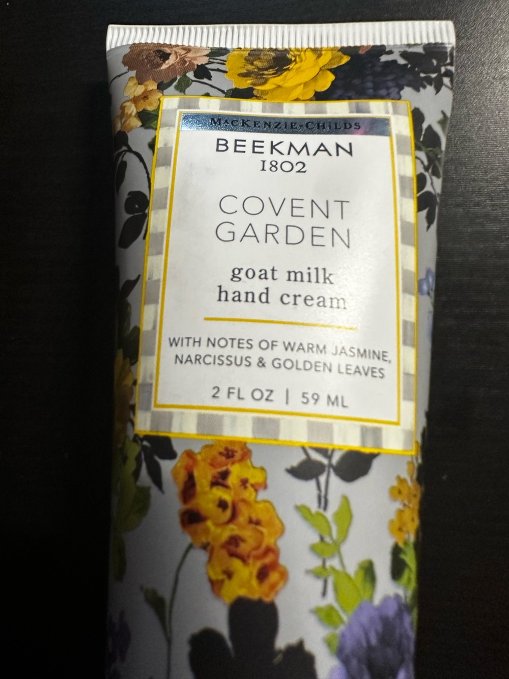 Brand New Beekman 1802 Mackenzie-Childs Covent Garden hand cream.